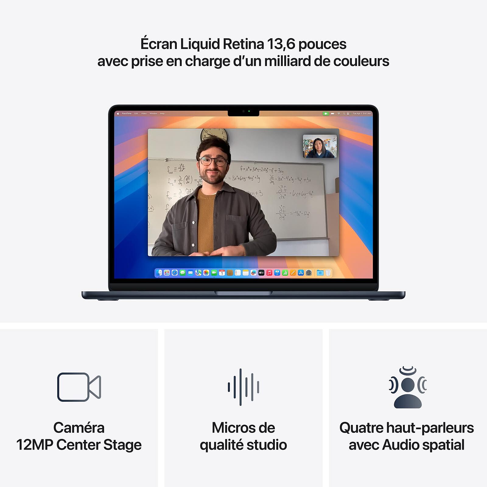Apple MacBook Air M4 13 pouces (2025) Minuit 16Go/512 Go (MW133FN/A) 3 laptop gamer Apple