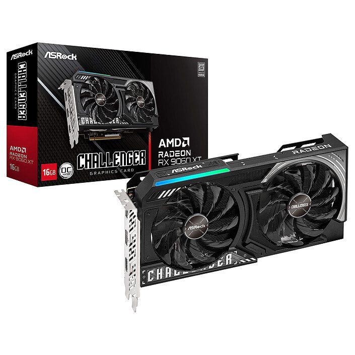 ASRock AMD Radeon RX 9060 XT Challenger 16GB OC 1 ASRock AMD Radeon RX 9060 XT
