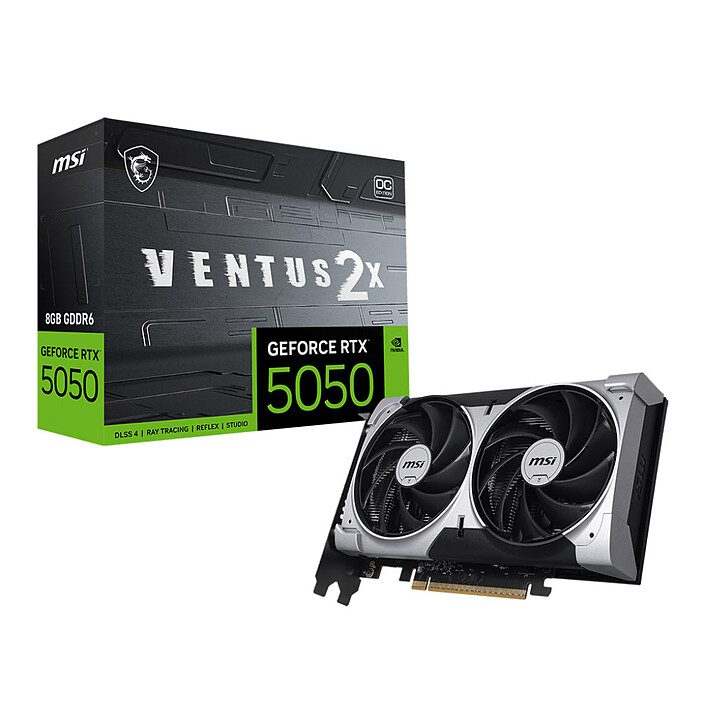 MSI GeForce RTX 5050 8G VENTUS 2X OC 1 MSI NVIDIA GeForce RTX 5050