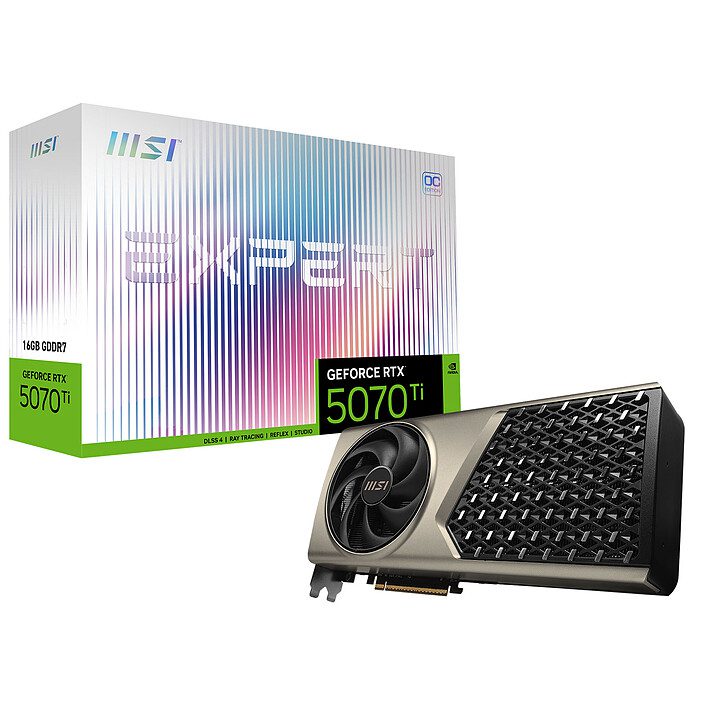 MSI GeForce RTX 5070 Ti 16G EXPERT OC 1 MSI NVIDIA GeForce RTX 5070 Ti
