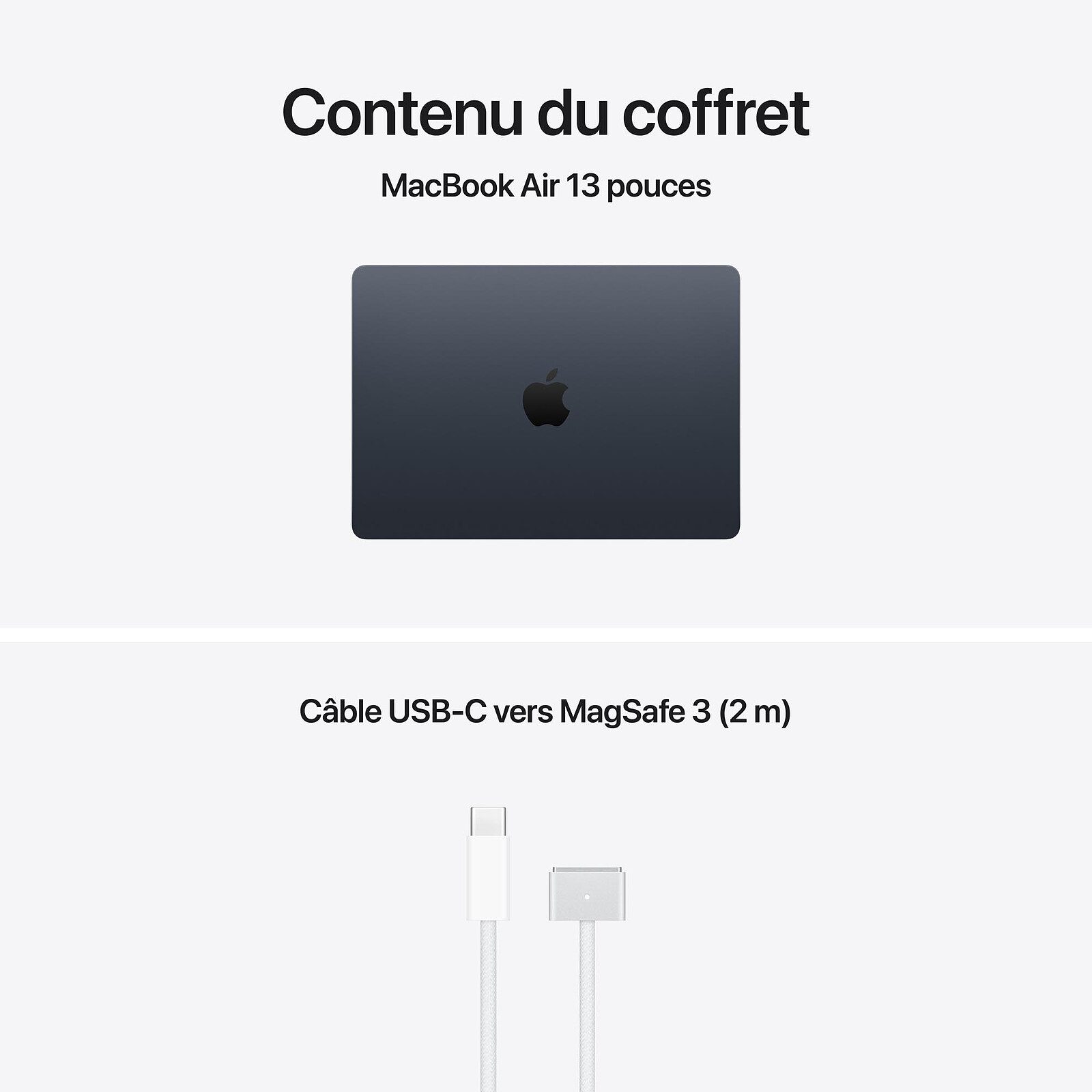 Apple MacBook Air M5 13 pouces (2026) Minuit 24 Go/1 To (MDHG4FN/A) 5 laptop Apple 24 Go