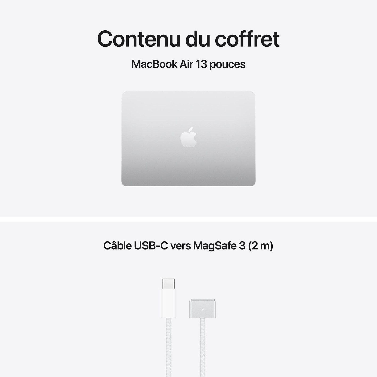 Apple MacBook Air M5 13 pouces (2026) Argent 24 Go/1 To (MDH94FN/A) 5 laptop Apple 24 Go