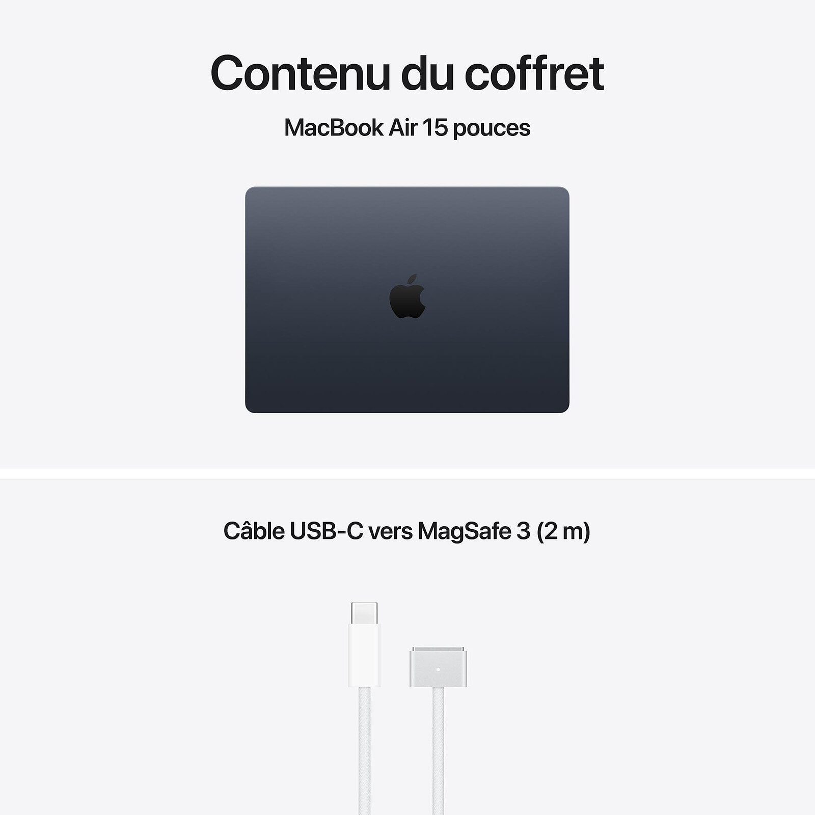 Apple MacBook Air M5 15 pouces (2026) Minuit 24 Go/1 To (MDVN4FN/A) 5 laptop Apple 24 Go
